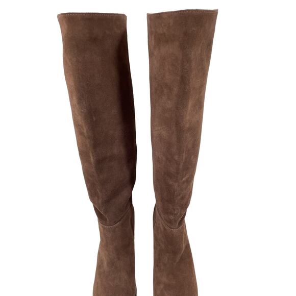 Cole Haan Tall Knee High Suede Boot Chestnut Brown Air Sole Size 6.5 Excellent - Picture 5 of 10